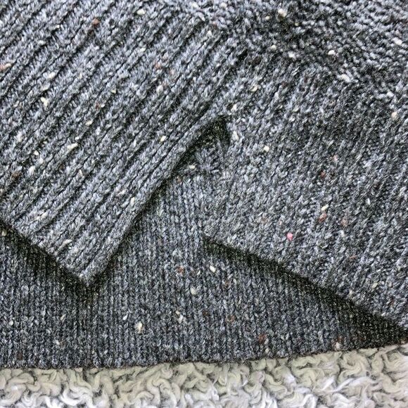 BDG M Cable Knit Preppy Sweater with Suede Elbow Patches - Picture 3 of 12